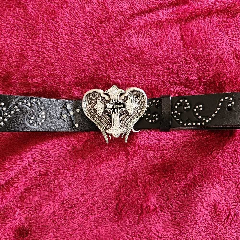 Harley Davidson belt with buckle